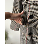 Abrigo tartán. Talla: M 3