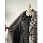 Abrigo tartán. Talla: M 4