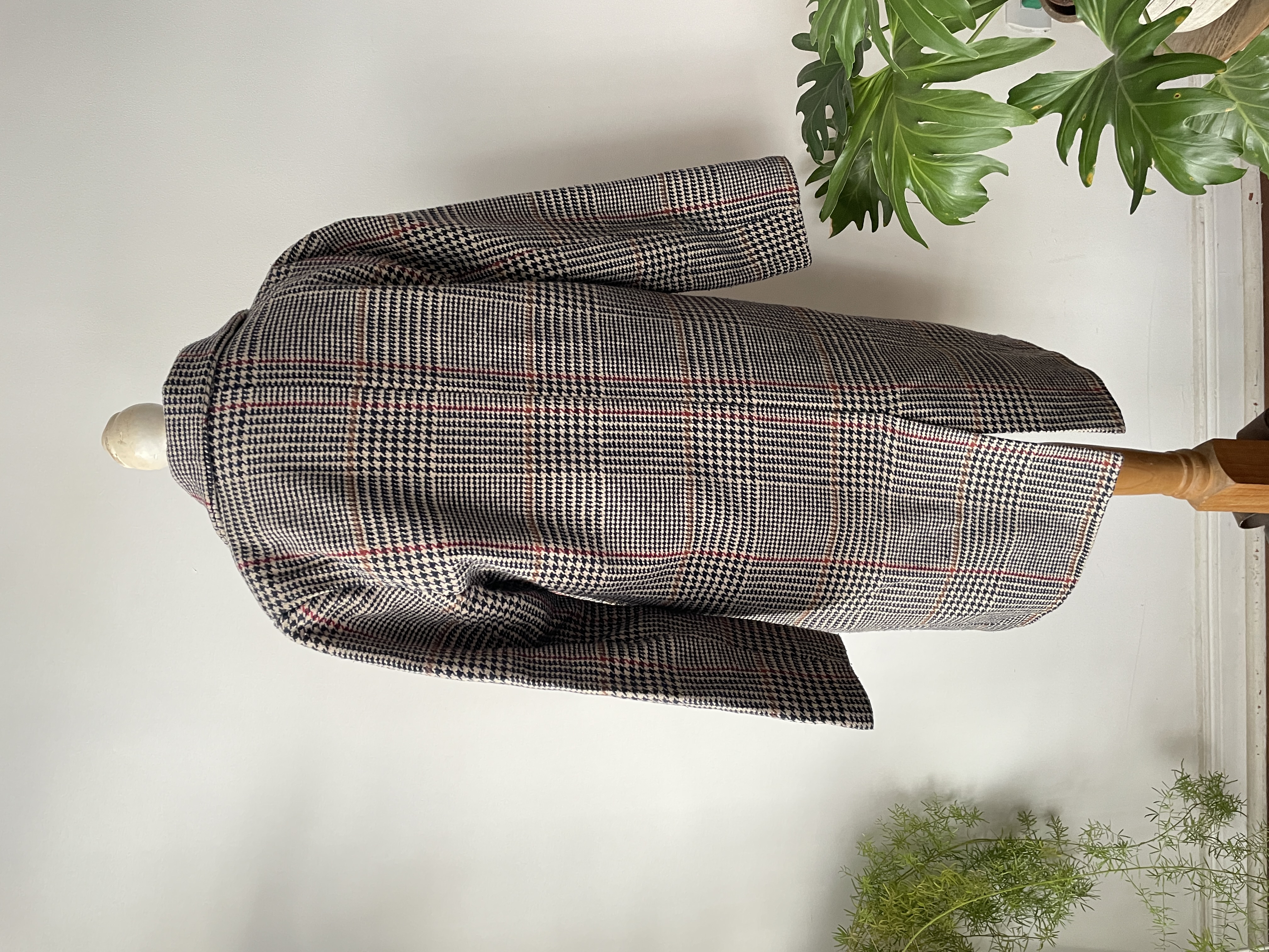 Abrigo tartán. Talla: M 5
