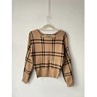 Sweater tartán. Talla: XS 1