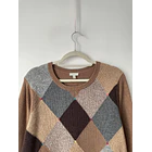 Sweater rombo. Talla: L 2