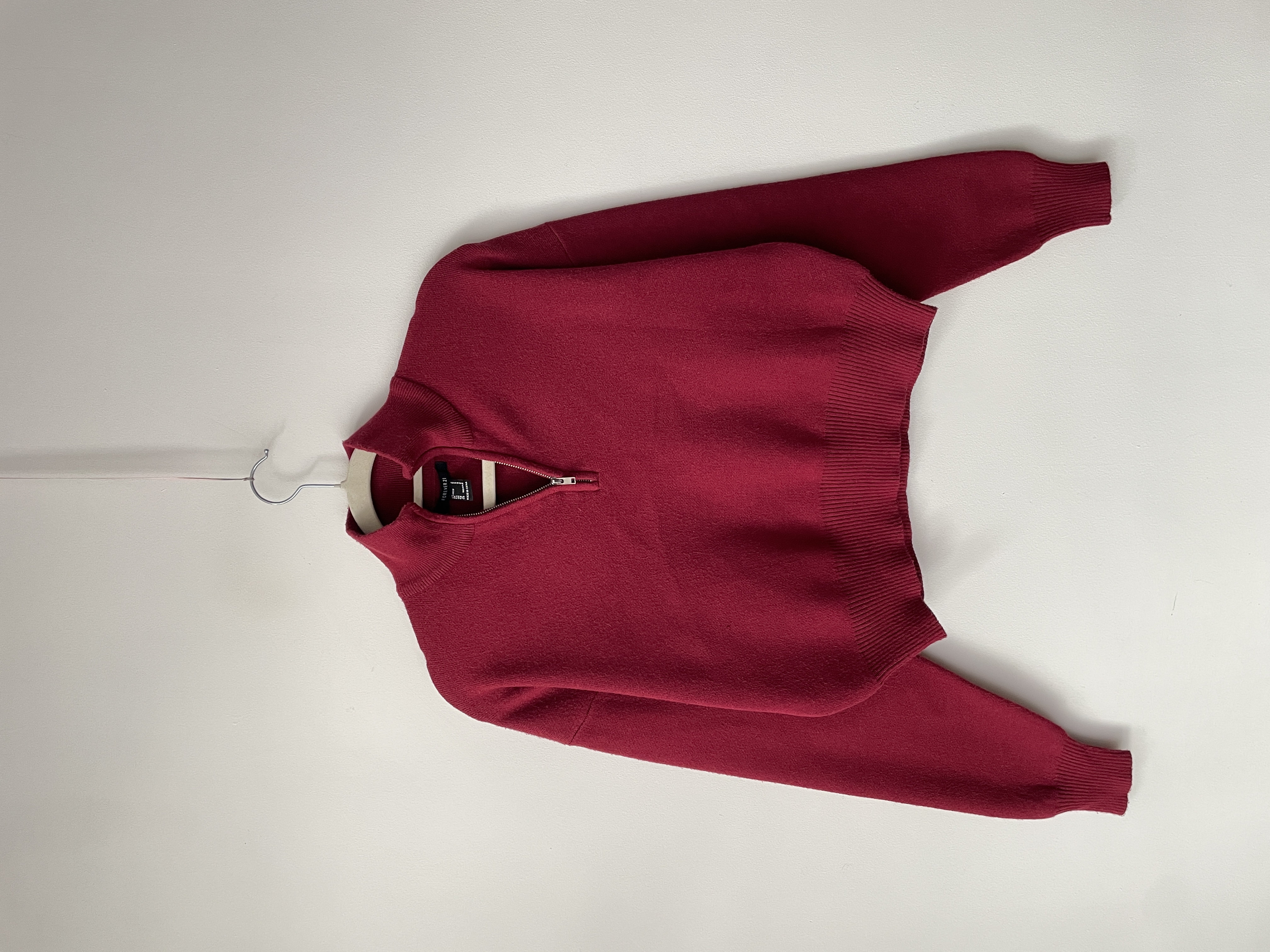 Sweater cierre. Talla: S oversized 1