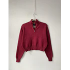 Sweater cierre. Talla: S oversized 1