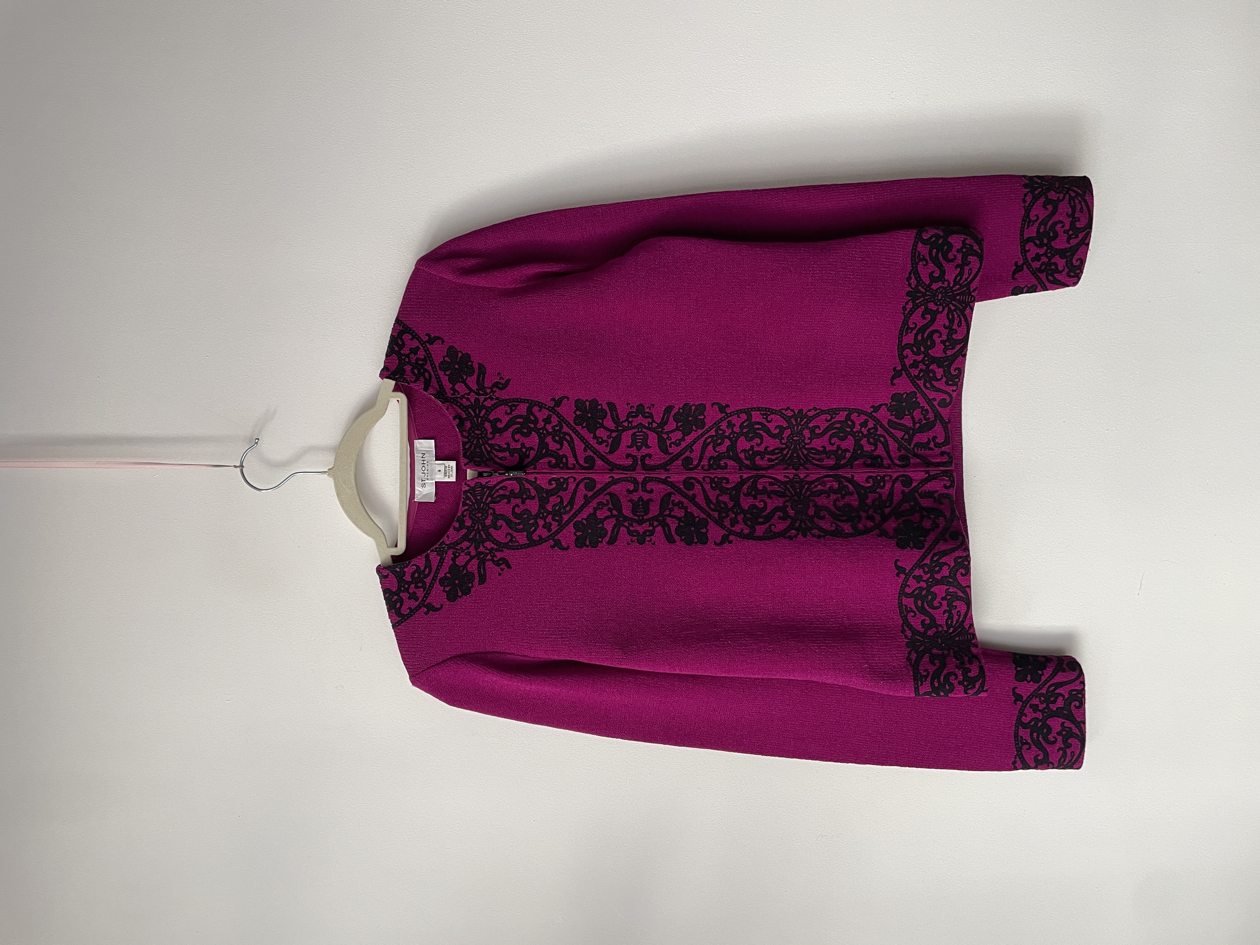 Cárdigan ornamental. Talla: 6 (S/M) 1