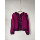 Cárdigan ornamental. Talla: 6 (S/M) 1