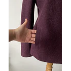Abrigo ciruela. Talla: 8 (M) 3