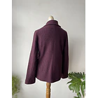 Abrigo ciruela. Talla: 8 (M) 6