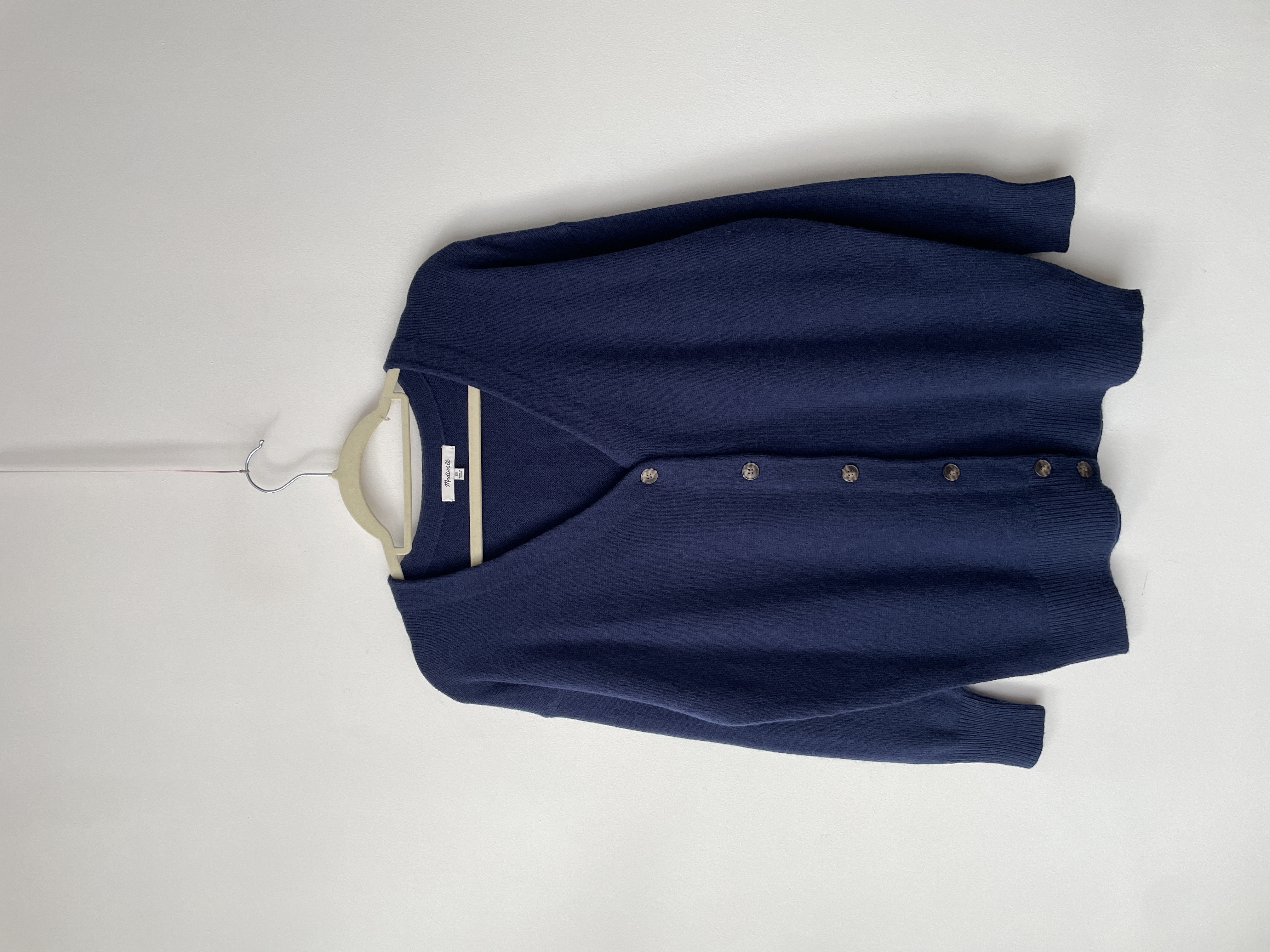 Cárdigan azul lana. Talla: XS oversized 1