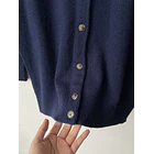 Cárdigan azul lana. Talla: XS oversized 3