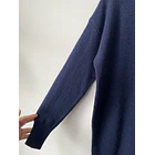 Cárdigan azul lana. Talla: XS oversized 4