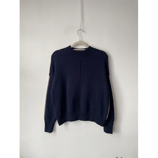 Sweater lana y algodón. Talla: M