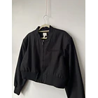 Chaqueta Bomber negra. Talla: XL 2