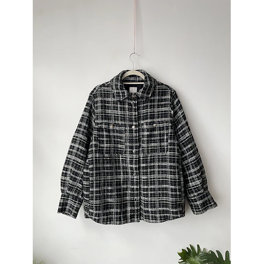 Sobrecamisa tartán. Talla: M 