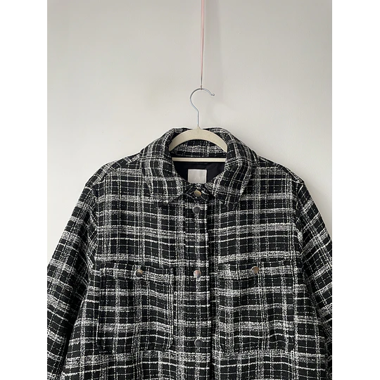 Sobrecamisa tartán. Talla: M 