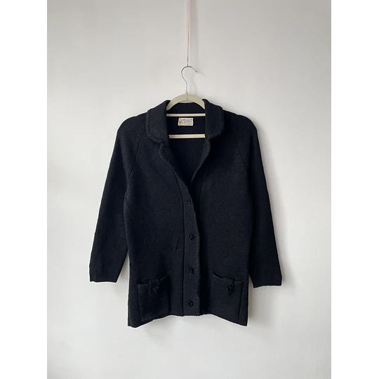Cárdigan vintage lana. Talla: S