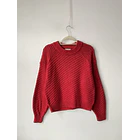 Sweater rojo. Talla: M 1