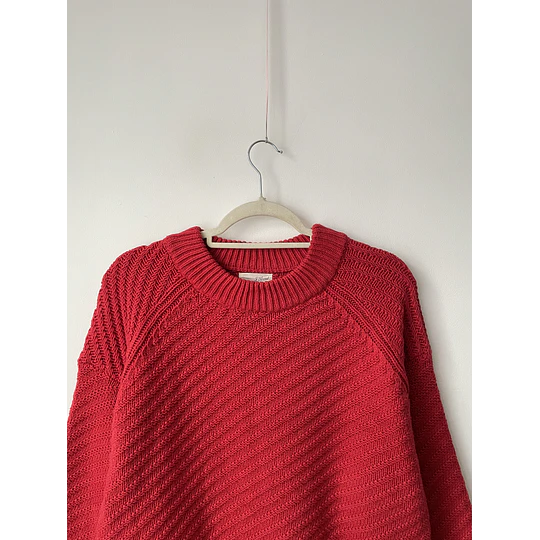 Sweater rojo. Talla: M