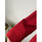 Abrigo rojo lana detalle. Talla: M 4