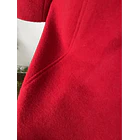 Abrigo rojo lana detalle. Talla: M 5