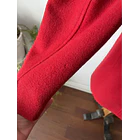 Abrigo rojo lana detalle. Talla: M 12