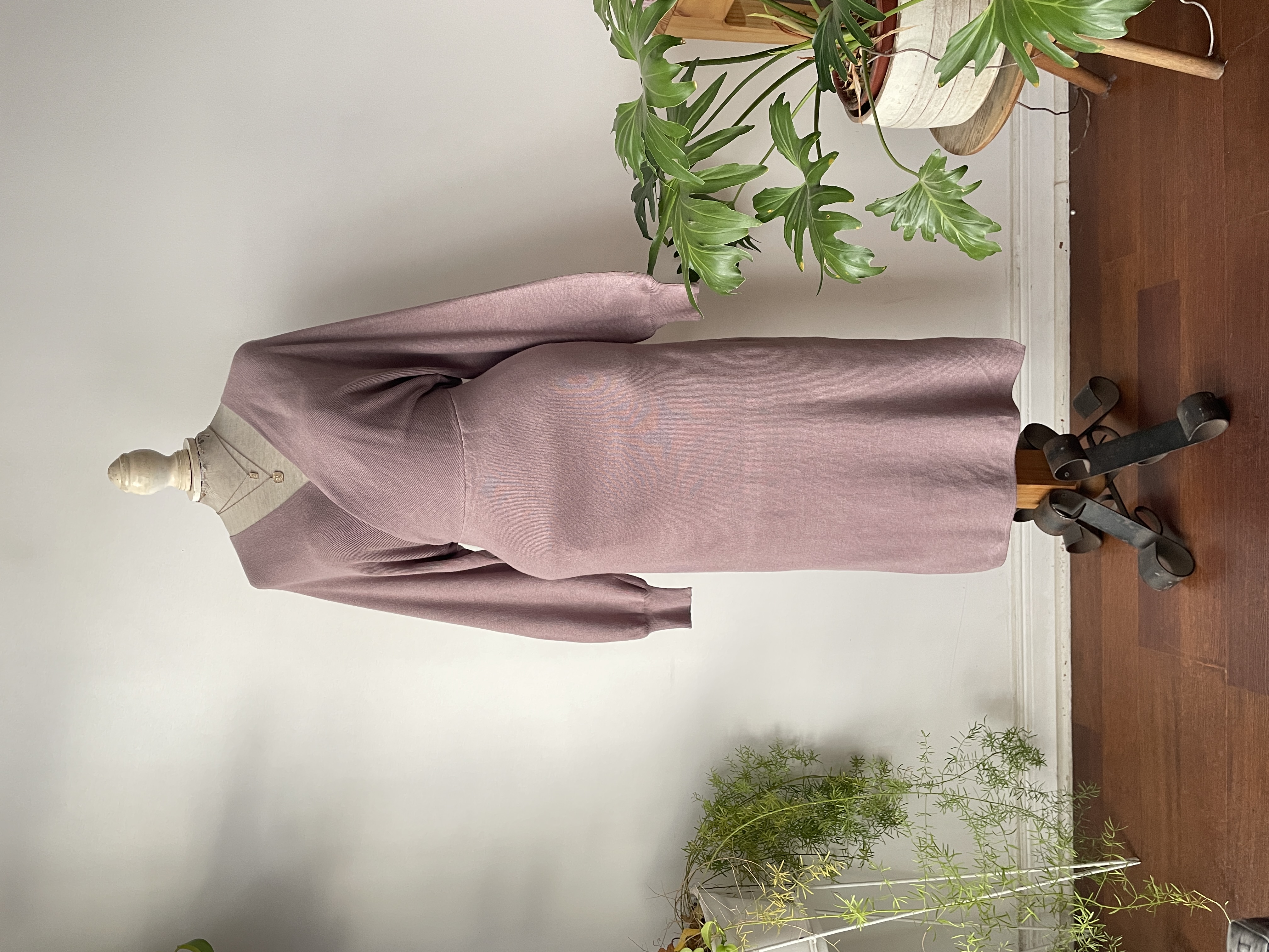Vestido rosa viejo. Talla: S 1