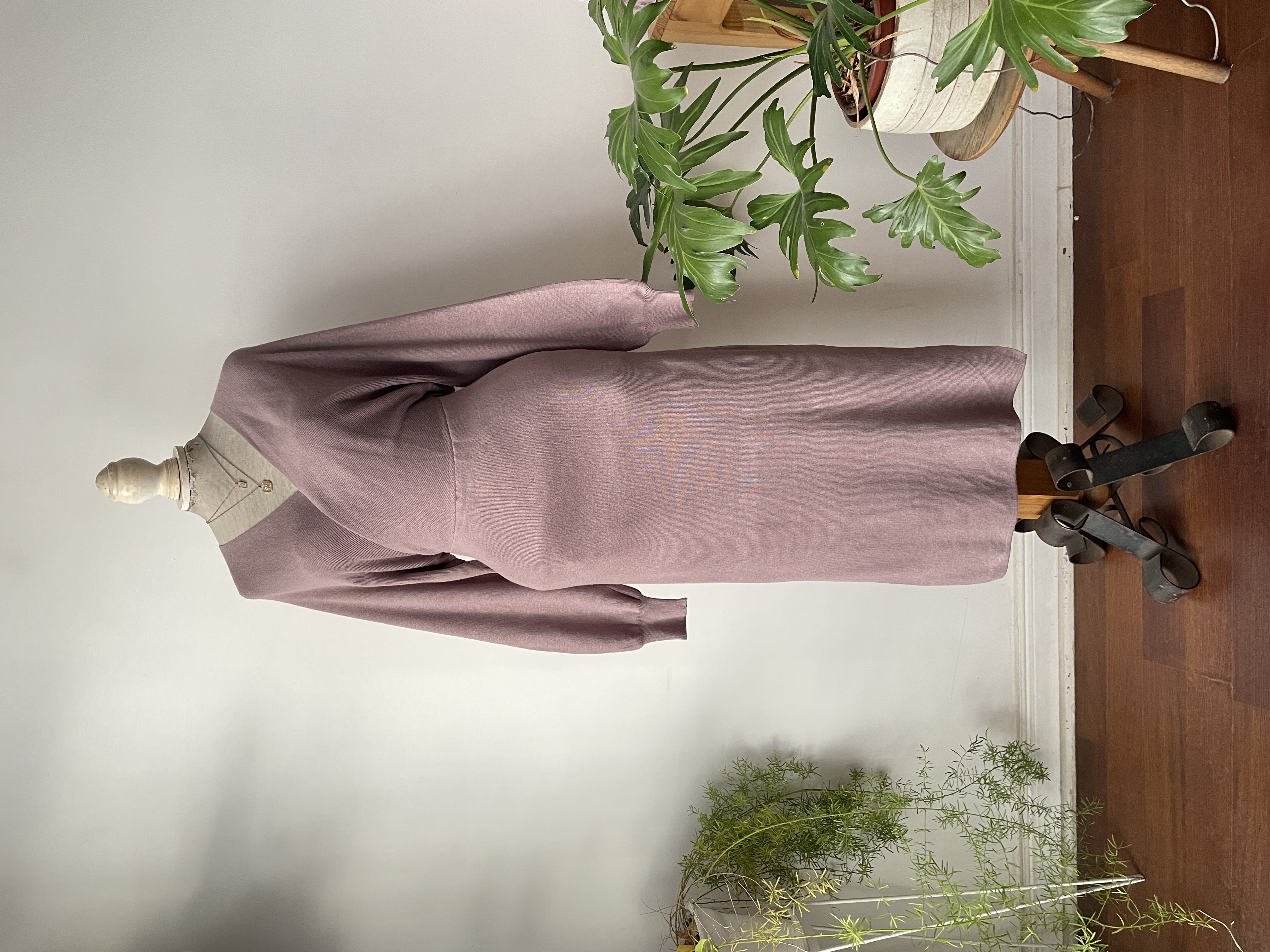 Vestido rosa viejo. Talla: S 2