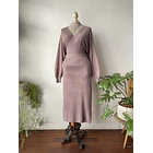 Vestido rosa viejo. Talla: S 2