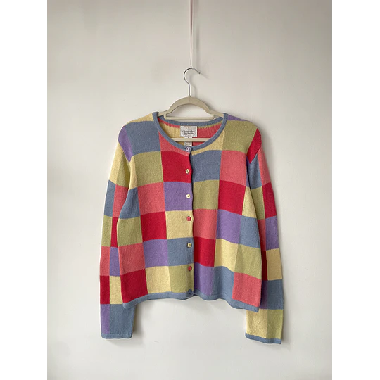Cárdigan colores. Talla: M