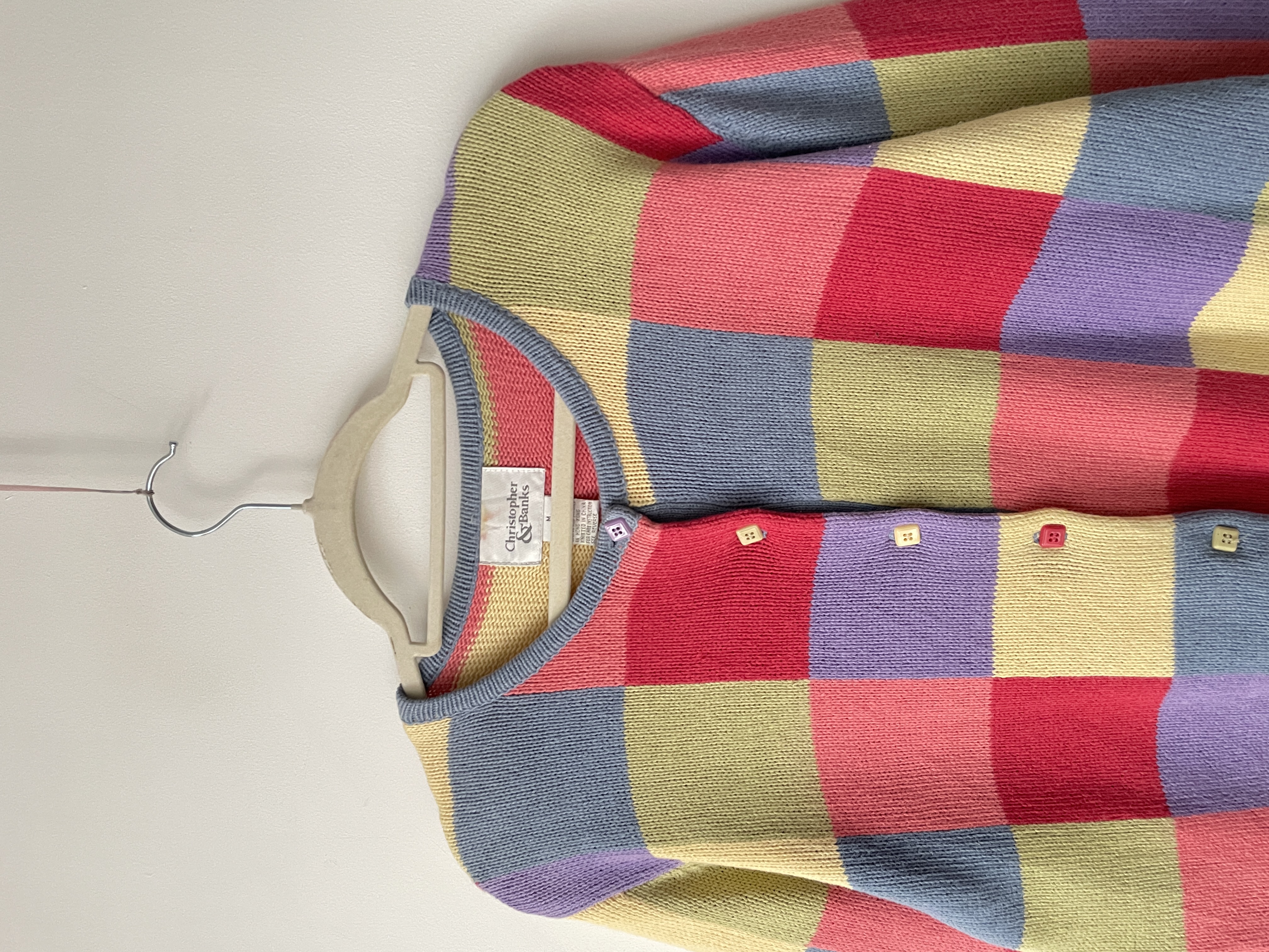 Cárdigan colores. Talla: M 2