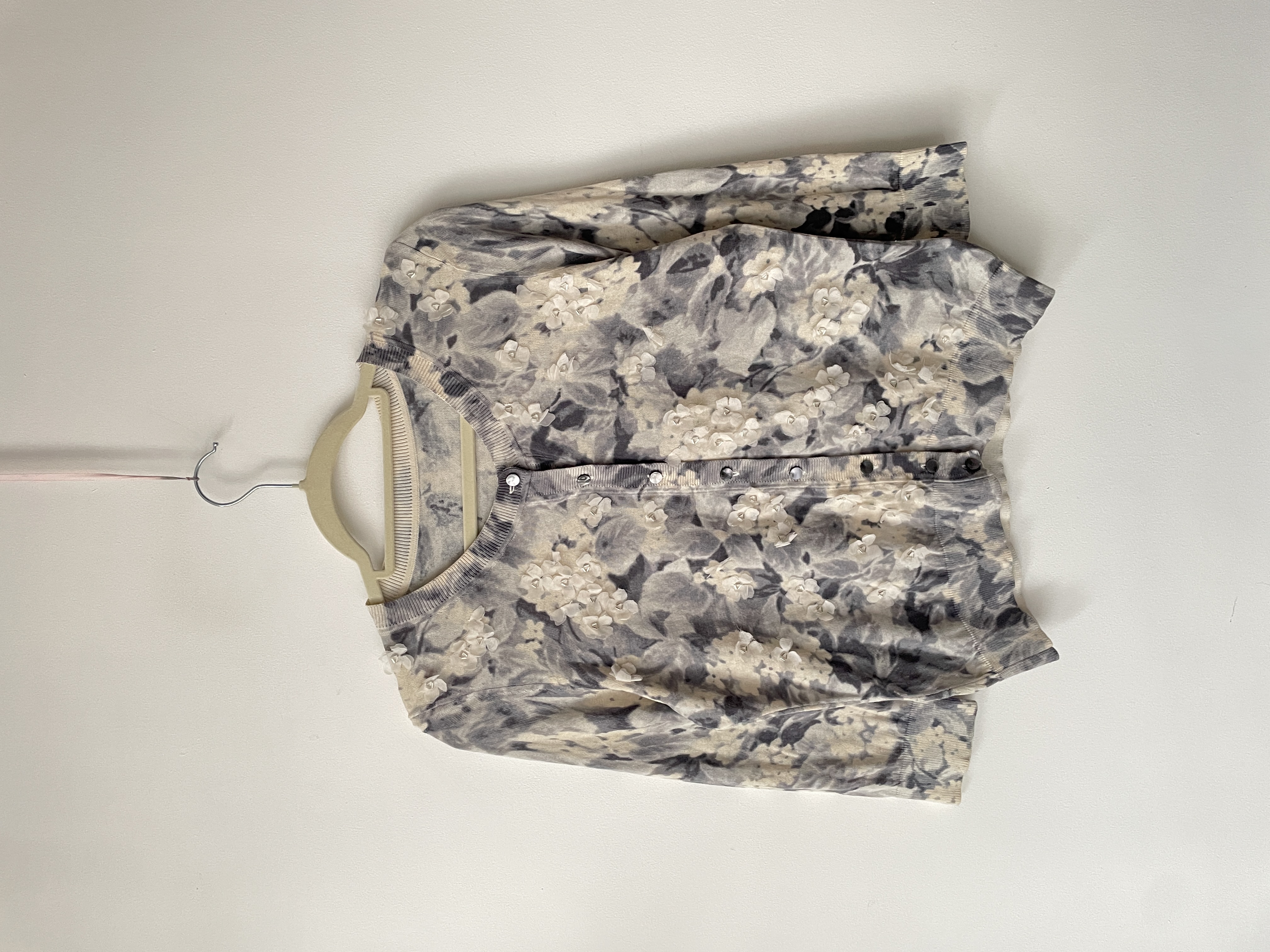 Cárdigan seda y algodón. Talla: M 1