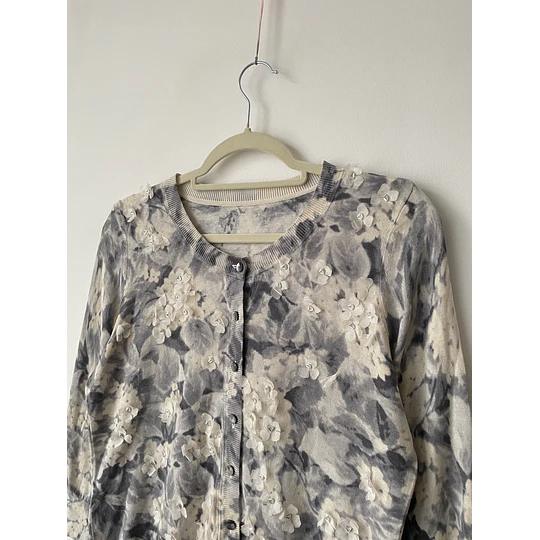 Cárdigan seda y algodón. Talla: M