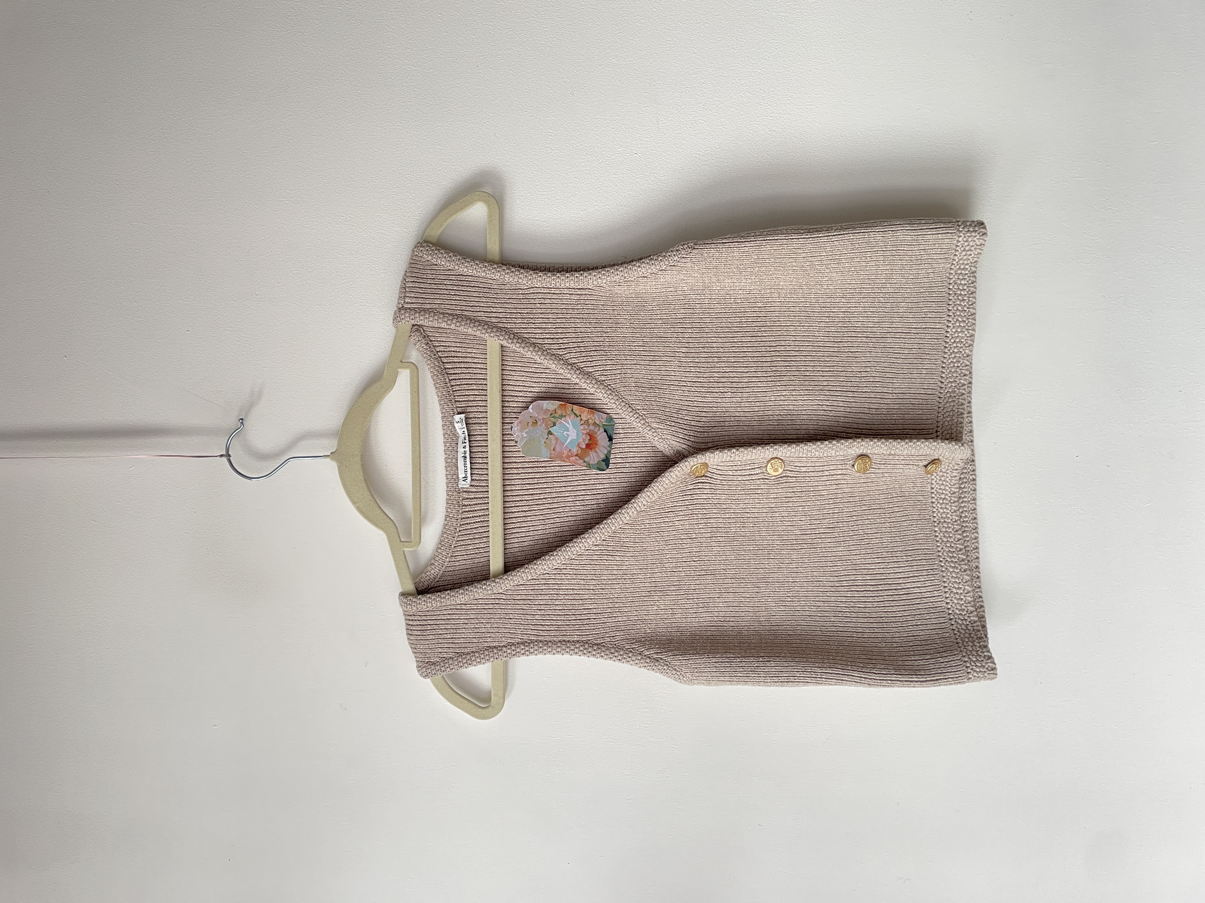 Vest beige. Talla: S 1