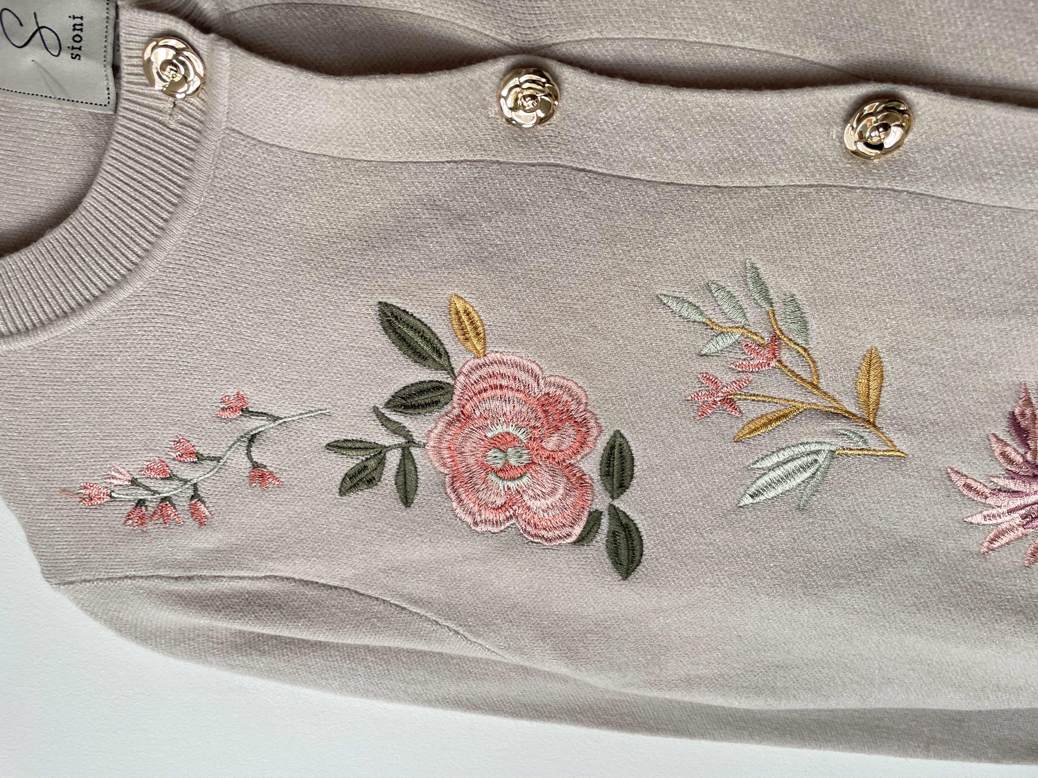 Cárdigan floral. Talla: XS 4