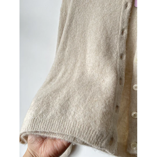 Cárdigan Lana y alpaca. Talla: S oversized