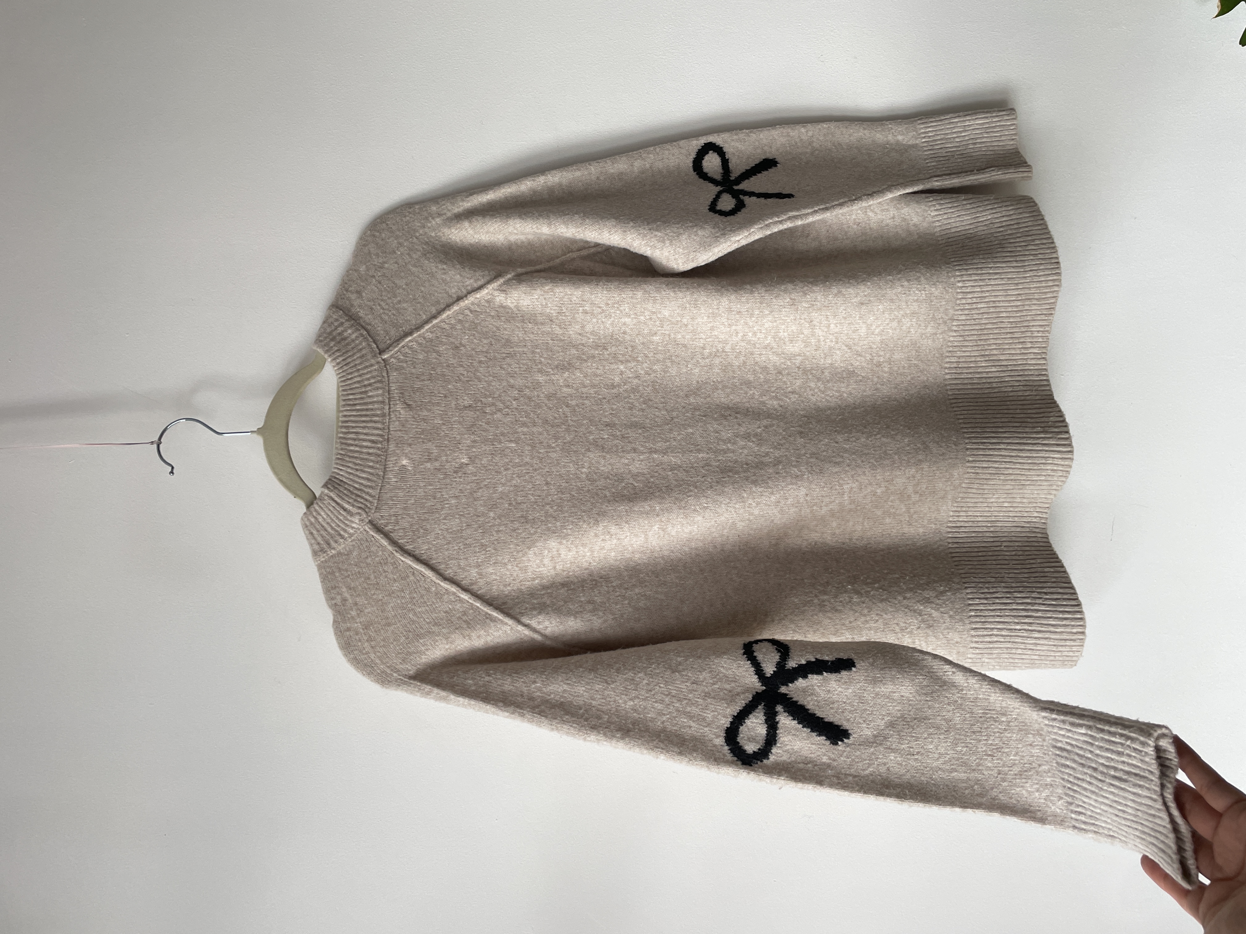 Sweater Ribbon. Talla: XXS oversized (M/L)  1