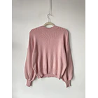 Sweater globo rosa. Talla: S oversized 1