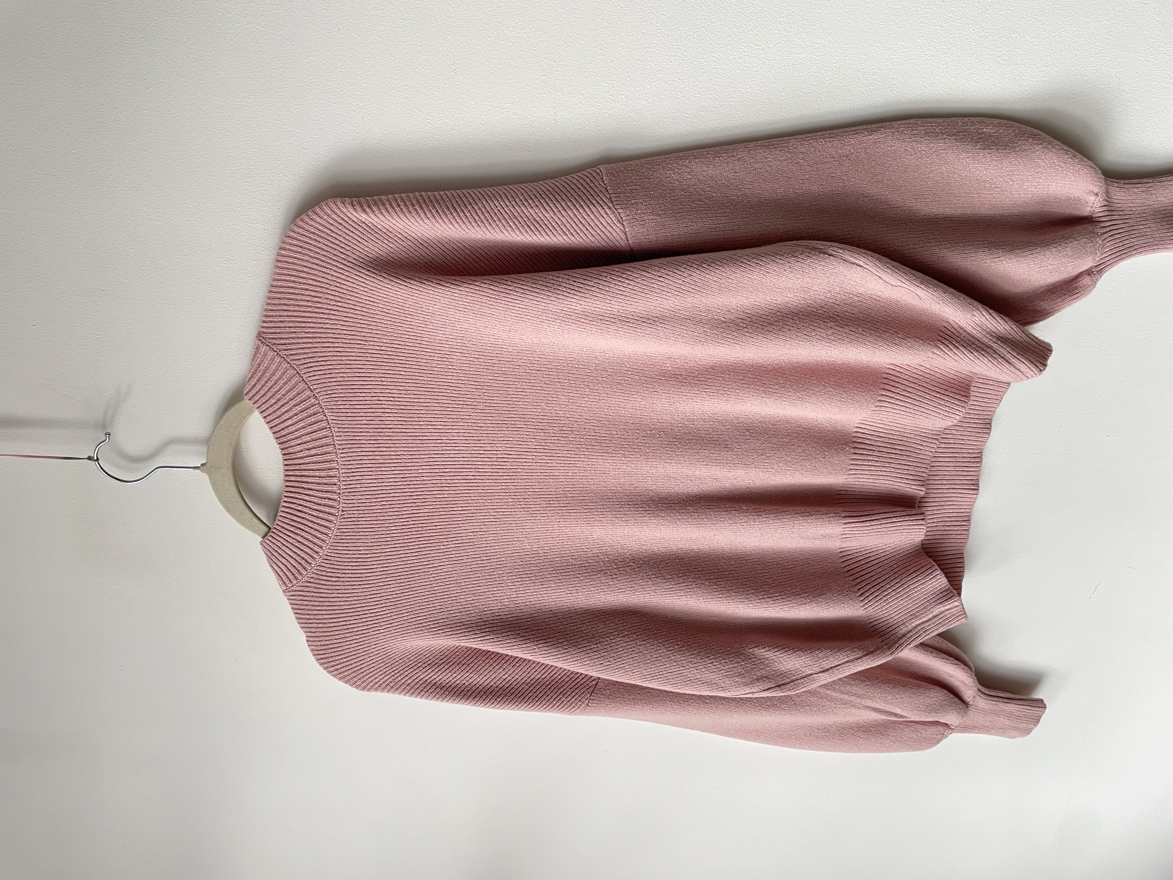 Sweater globo rosa. Talla: S oversized 2