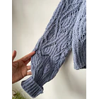 Cárdigan celeste. Talla: M 3
