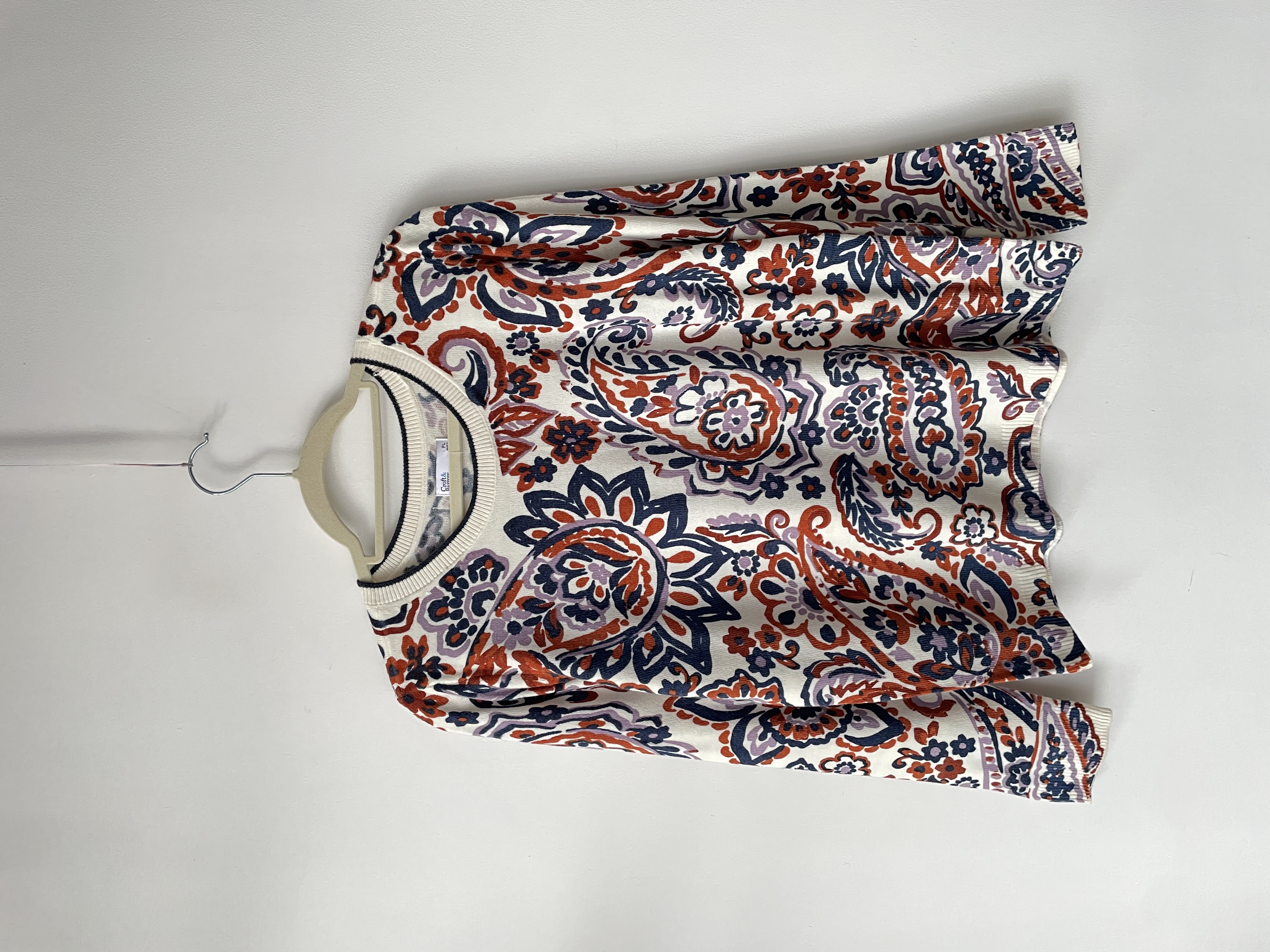 Sweater paisley. Talla: pL (M/L)  1