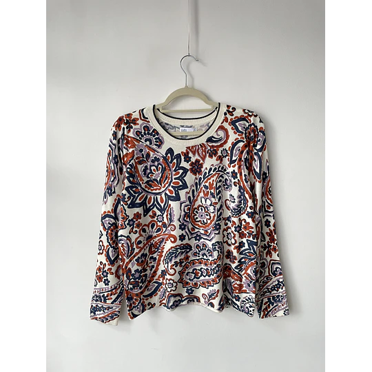 Sweater paisley. Talla: pL (M/L) 