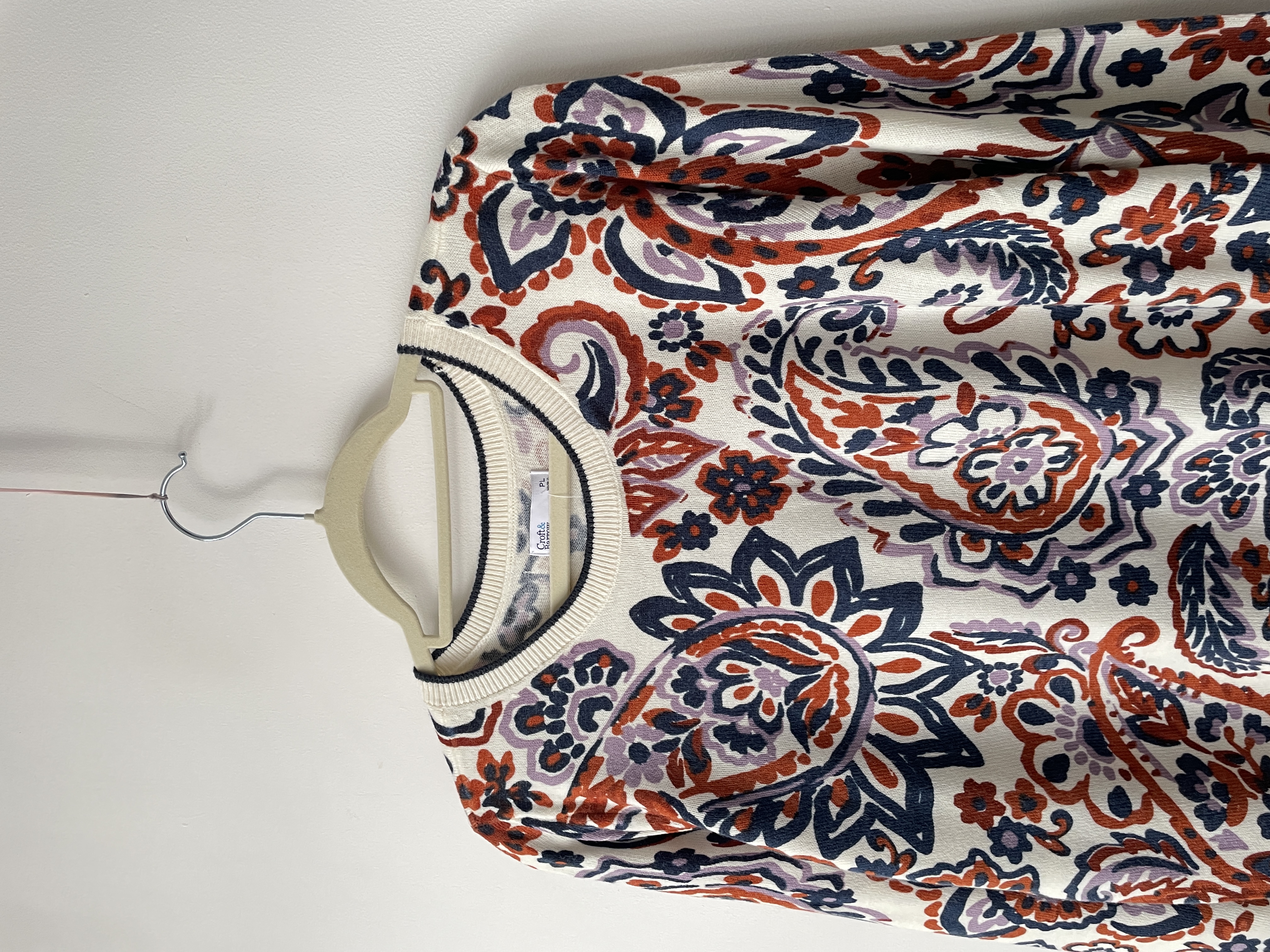 Sweater paisley. Talla: pL (M/L)  2
