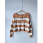 Sweater bicolor. Talla: S oversized 1