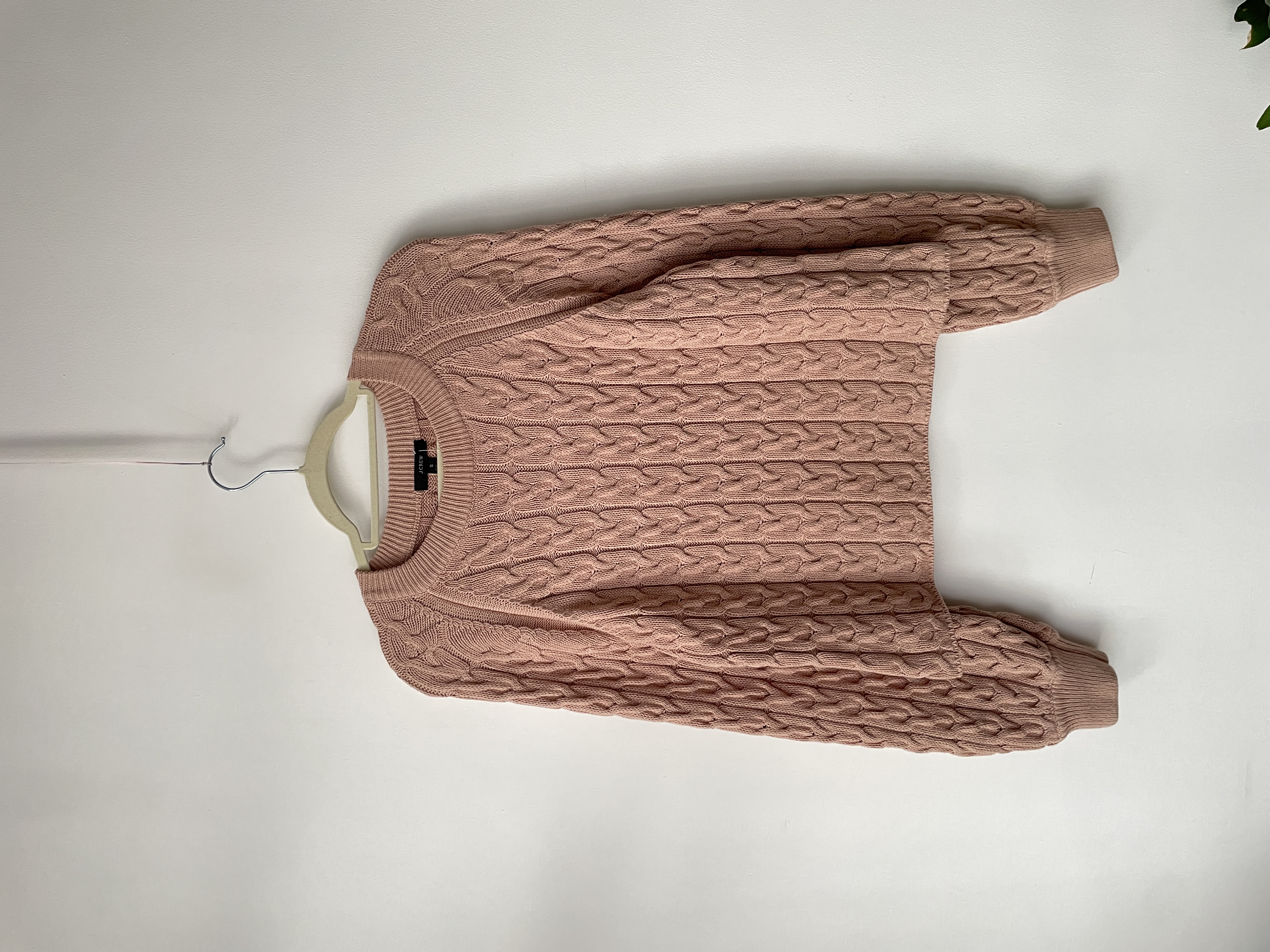 Sweater trenzado algodón. Talla: S 1