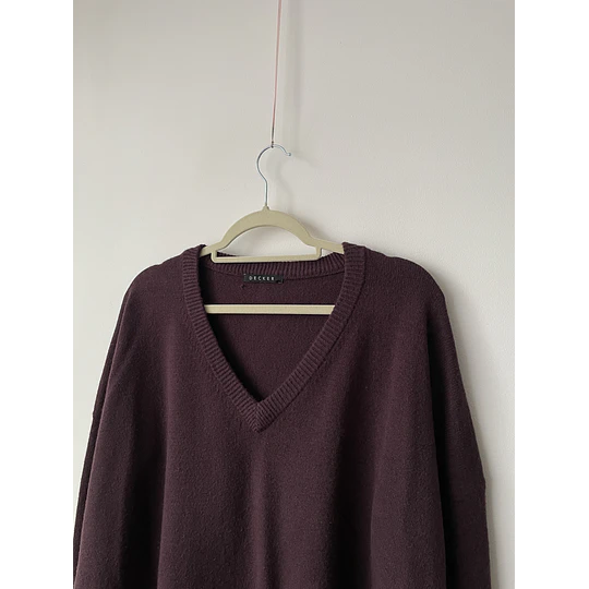 Sweater uva. Talla: S oversized