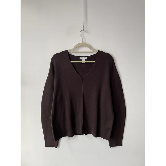 Sweater chocolate. Talla: L