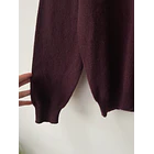 Sweater burdeo cachemira. Talla: M Hombre  3