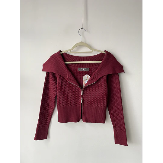 Cárdigan cierre. Talla M