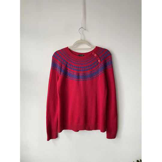 Sweater nordic lana. Talla: M