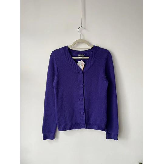 Cárdigan vintage lana. Talla: M