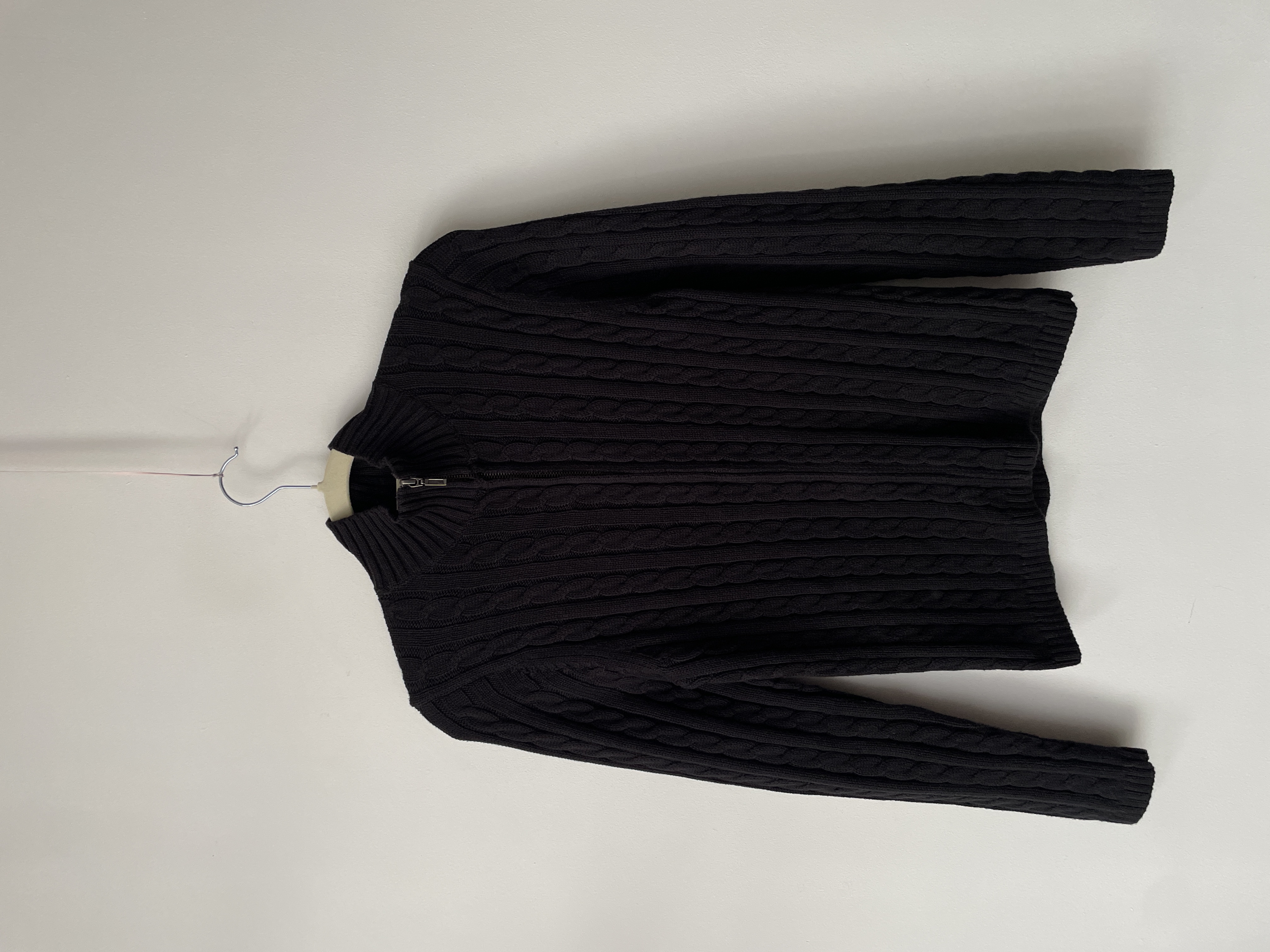 Cárdigan trenzado algodón. Talla: S 1